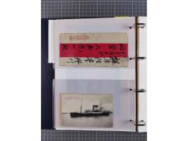 China und Kiautschou, interessante Sammlung “DSP SHANGHAI-TIENTSIN” mit 19 Briefen, Karten und GSK, meist aus dem Bedarf, dab