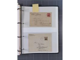 China und Kiautschou, interessante Sammlung “DSP SHANGHAI-TIENTSIN” mit 19 Briefen, Karten und GSK, meist aus dem Bedarf, dab