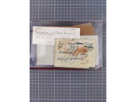 1846/77, 40 Briefe von bzw. in die USA mit Transit über Bremen bzw. nach Bremen adressiert, dabei viele verschiedene Tax- und