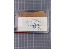 1846/77, 40 Briefe von bzw. in die USA mit Transit über Bremen bzw. nach Bremen adressiert, dabei viele verschiedene Tax- und