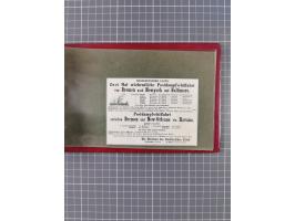 1846/77, 40 Briefe von bzw. in die USA mit Transit über Bremen bzw. nach Bremen adressiert, dabei viele verschiedene Tax- und