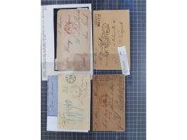 1859/1879, kleine Sammlung mit 26 Briefen von Hamburg bzw. im Transit sowie in den USA, dabei bessere Tax- Stempel, frankiert