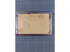 1891/1925, Sammlung “DASP BREMEN-NEW YORK I.-X.” mit ca. 50 Briefen, Karten und GSK, dabei zwei Postkarten mit L1 “Missent to