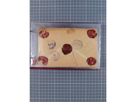 1891/1925, Sammlung “DASP BREMEN-NEW YORK I.-X.” mit ca. 50 Briefen, Karten und GSK, dabei zwei Postkarten mit L1 “Missent to