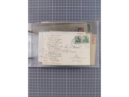 1906/33, Sammlung “DSP LINIE BREMEN-NEW YORK a-h” mit ca. 60 Briefen, Karten und GSK, dabei u.a. Ozean-Briefumschlag 1932 und