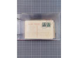 1906/33, Sammlung “DSP LINIE BREMEN-NEW YORK a-h” mit ca. 60 Briefen, Karten und GSK, dabei u.a. Ozean-Briefumschlag 1932 und