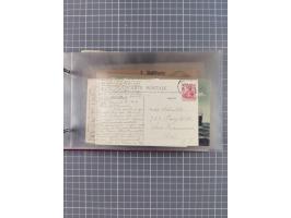 1906/33, Sammlung “DSP LINIE BREMEN-NEW YORK a-h” mit ca. 60 Briefen, Karten und GSK, dabei u.a. Ozean-Briefumschlag 1932 und