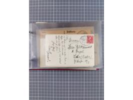 1906/33, Sammlung “DSP LINIE BREMEN-NEW YORK a-h” mit ca. 60 Briefen, Karten und GSK, dabei u.a. Ozean-Briefumschlag 1932 und