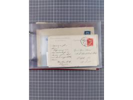 1906/33, Sammlung “DSP LINIE BREMEN-NEW YORK a-h” mit ca. 60 Briefen, Karten und GSK, dabei u.a. Ozean-Briefumschlag 1932 und