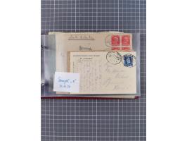 1906/33, Sammlung “DSP LINIE BREMEN-NEW YORK a-h” mit ca. 60 Briefen, Karten und GSK, dabei u.a. Ozean-Briefumschlag 1932 und