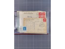 1906/33, Sammlung “DSP LINIE BREMEN-NEW YORK a-h” mit ca. 60 Briefen, Karten und GSK, dabei u.a. Ozean-Briefumschlag 1932 und