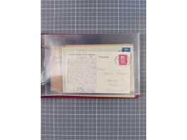 1906/33, Sammlung “DSP LINIE BREMEN-NEW YORK a-h” mit ca. 60 Briefen, Karten und GSK, dabei u.a. Ozean-Briefumschlag 1932 und