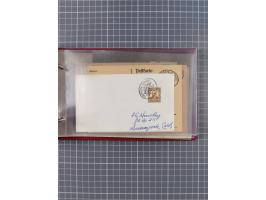 1906/33, Sammlung “DSP LINIE BREMEN-NEW YORK a-h” mit ca. 60 Briefen, Karten und GSK, dabei u.a. Ozean-Briefumschlag 1932 und