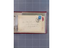 1906/33, Sammlung “DSP LINIE BREMEN-NEW YORK a-h” mit ca. 60 Briefen, Karten und GSK, dabei u.a. Ozean-Briefumschlag 1932 und