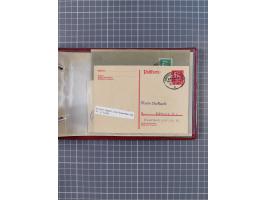 1906/33, Sammlung “DSP LINIE BREMEN-NEW YORK a-h” mit ca. 60 Briefen, Karten und GSK, dabei u.a. Ozean-Briefumschlag 1932 und