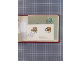 1906/33, Sammlung “DSP LINIE BREMEN-NEW YORK a-h” mit ca. 60 Briefen, Karten und GSK, dabei u.a. Ozean-Briefumschlag 1932 und