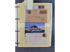 1920/40, Sammlung “Seedienst Ostpreussen” mit ca. 30 Briefen, Karten und GSK inkl. frühe Nebenstempel “Auf hoher See”, dabei 