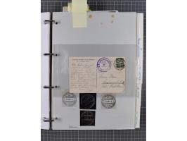 1920/40, Sammlung “Seedienst Ostpreussen” mit ca. 30 Briefen, Karten und GSK inkl. frühe Nebenstempel “Auf hoher See”, dabei 