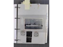 1920/40, Sammlung “Seedienst Ostpreussen” mit ca. 30 Briefen, Karten und GSK inkl. frühe Nebenstempel “Auf hoher See”, dabei 