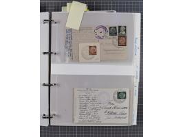 1920/40, Sammlung “Seedienst Ostpreussen” mit ca. 30 Briefen, Karten und GSK inkl. frühe Nebenstempel “Auf hoher See”, dabei 