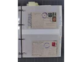 1920/40, Sammlung “Seedienst Ostpreussen” mit ca. 30 Briefen, Karten und GSK inkl. frühe Nebenstempel “Auf hoher See”, dabei 