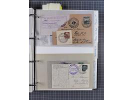 1920/40, Sammlung “Seedienst Ostpreussen” mit ca. 30 Briefen, Karten und GSK inkl. frühe Nebenstempel “Auf hoher See”, dabei 