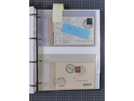 1920/40, Sammlung “Seedienst Ostpreussen” mit ca. 30 Briefen, Karten und GSK inkl. frühe Nebenstempel “Auf hoher See”, dabei 