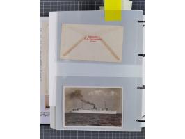 1920/40, Sammlung “Seedienst Ostpreussen” mit ca. 30 Briefen, Karten und GSK inkl. frühe Nebenstempel “Auf hoher See”, dabei 