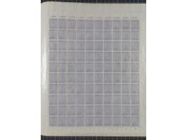 1945, Mi.-Nr. 121-123X, je 100 Werte in Bögen, bei Mi.-Nr. 123X fallen ca. vier Werte wegen diversen Fehlern aus, sonst einwa