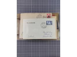 1853/1970 (ca.), interessante Sammlung “Schiffspost der Ostsee” mit Schwerpunkt bei den Anlandungsstempeln, ca 130 Briefe, Ka