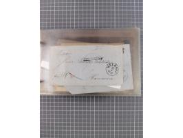 1853/1970 (ca.), interessante Sammlung “Schiffspost der Ostsee” mit Schwerpunkt bei den Anlandungsstempeln, ca 130 Briefe, Ka