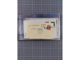 1853/1970 (ca.), interessante Sammlung “Schiffspost der Ostsee” mit Schwerpunkt bei den Anlandungsstempeln, ca 130 Briefe, Ka