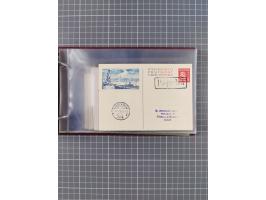 1853/1970 (ca.), interessante Sammlung “Schiffspost der Ostsee” mit Schwerpunkt bei den Anlandungsstempeln, ca 130 Briefe, Ka