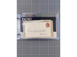 Norwegen: 1885/1934, Sammlung “Nummern-Stempel der Schiffspost ex 17/837” mit über 40 Briefen, Karten und GSK sowie einigen l