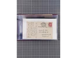 Norwegen: 1885/1934, Sammlung “Nummern-Stempel der Schiffspost ex 17/837” mit über 40 Briefen, Karten und GSK sowie einigen l