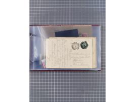 Norwegen: 1885/1934, Sammlung “Nummern-Stempel der Schiffspost ex 17/837” mit über 40 Briefen, Karten und GSK sowie einigen l