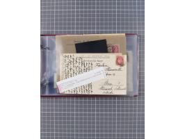 Norwegen: 1885/1934, Sammlung “Nummern-Stempel der Schiffspost ex 17/837” mit über 40 Briefen, Karten und GSK sowie einigen l