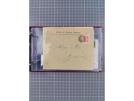 Norwegen: 1885/1934, Sammlung “Nummern-Stempel der Schiffspost ex 17/837” mit über 40 Briefen, Karten und GSK sowie einigen l