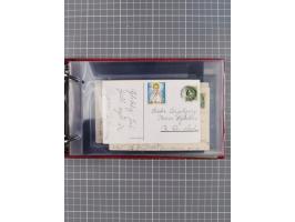 Norwegen: 1885/1934, Sammlung “Nummern-Stempel der Schiffspost ex 17/837” mit über 40 Briefen, Karten und GSK sowie einigen l