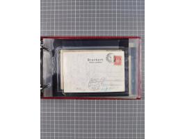 Norwegen: 1885/1934, Sammlung “Nummern-Stempel der Schiffspost ex 17/837” mit über 40 Briefen, Karten und GSK sowie einigen l