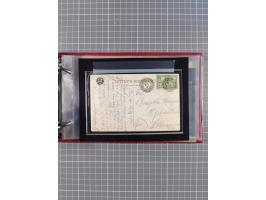 Norwegen: 1885/1934, Sammlung “Nummern-Stempel der Schiffspost ex 17/837” mit über 40 Briefen, Karten und GSK sowie einigen l