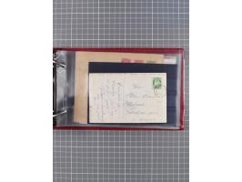 Norwegen: 1885/1934, Sammlung “Nummern-Stempel der Schiffspost ex 17/837” mit über 40 Briefen, Karten und GSK sowie einigen l