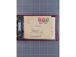 Norwegen: 1885/1934, Sammlung “Nummern-Stempel der Schiffspost ex 17/837” mit über 40 Briefen, Karten und GSK sowie einigen l