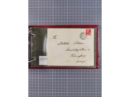 Norwegen: 1885/1934, Sammlung “Nummern-Stempel der Schiffspost ex 17/837” mit über 40 Briefen, Karten und GSK sowie einigen l