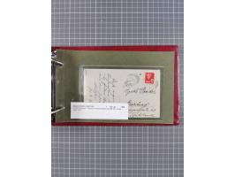 Norwegen: 1885/1934, Sammlung “Nummern-Stempel der Schiffspost ex 17/837” mit über 40 Briefen, Karten und GSK sowie einigen l