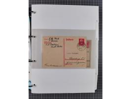 1924/36, Sammlung “DSP LINIE HAMBURG-OSTAFRIKA A-E +a-c” mit 24 Briefen, Karten und GSK, dabei u.a. zwei R-Briefe, dazu Forsc