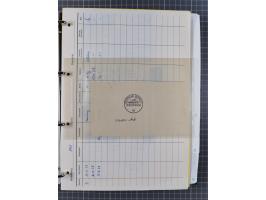 1924/36, Sammlung “DSP LINIE HAMBURG-OSTAFRIKA A-E +a-c” mit 24 Briefen, Karten und GSK, dabei u.a. zwei R-Briefe, dazu Forsc