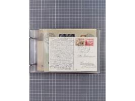 1936/39, Sammlung “DSP Deutsche Afrika-Linien/Hamburg-Afrika” mit ca. 65 Briefen, Karten und GSK, dabei viele verschiedene St