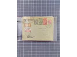 1936/39, Sammlung “DSP Deutsche Afrika-Linien/Hamburg-Afrika” mit ca. 65 Briefen, Karten und GSK, dabei viele verschiedene St