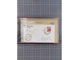 1936/39, Sammlung “DSP Deutsche Afrika-Linien/Hamburg-Afrika” mit ca. 65 Briefen, Karten und GSK, dabei viele verschiedene St